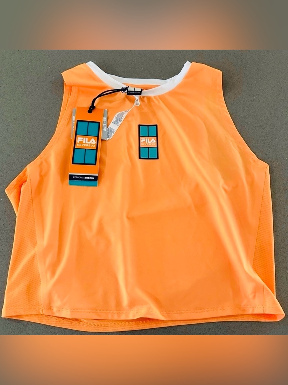 Fila x Devereux Women's UPF 50+ Athletic Tank NWT Size L Pickleball Tennis Golf